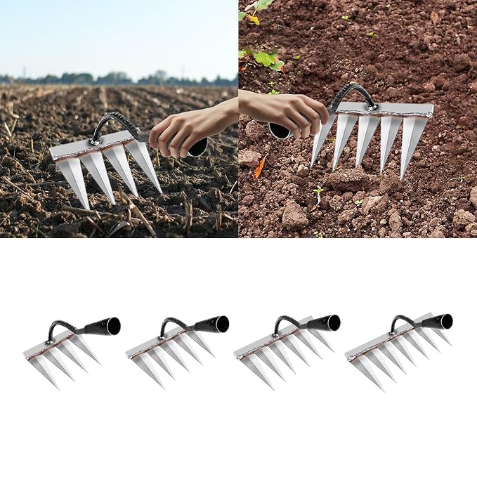 Iron Rake for Gardening and Weeding